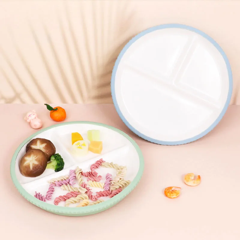 New Design BPA-Free Ceramic Kids Dining Plate Welcome Gifts Colorful Cartoon Porcelain Material Non-Toxic - custom silicone manufacturer